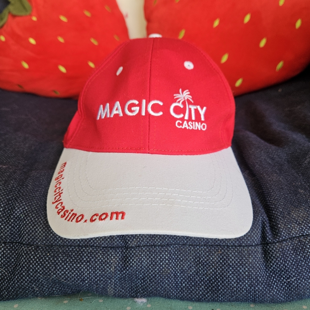 Magic City Red And White Baseball hat